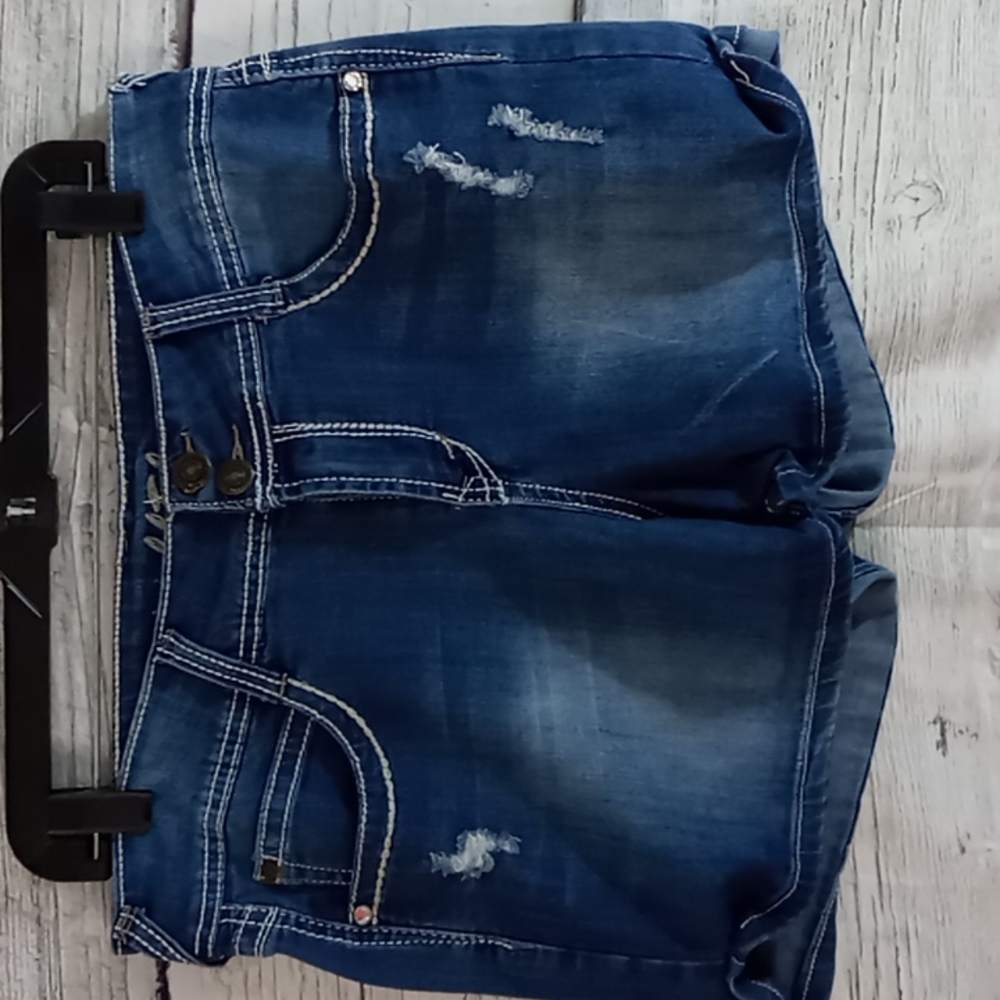 Wallflower Stars and Stripes Denim Shorts